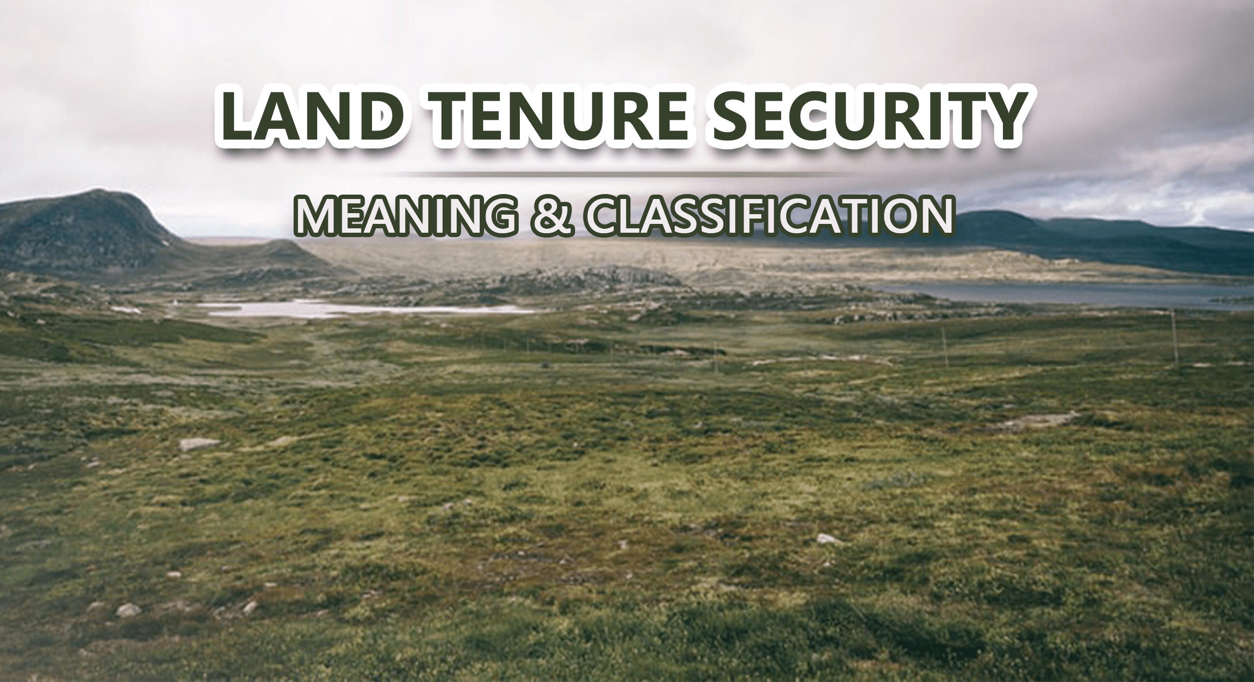 land Tenure Security